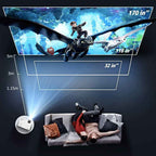 Mini projector screen size up to 170 inches