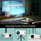 Mini projector Bluetooth speaker connection