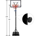 Youth hoop height adjusting up to 10 feet