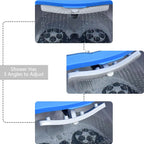 Foot spa with calf shower bar and removable massage surface