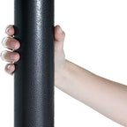 Thick powder-coated steel gazebo leg