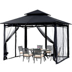 8 x 8 ft gazebo in black