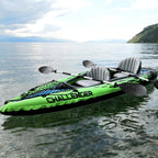 Inflatable kayak seat and I-beam floor
