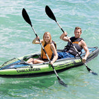 Inflatable kayak included accessories