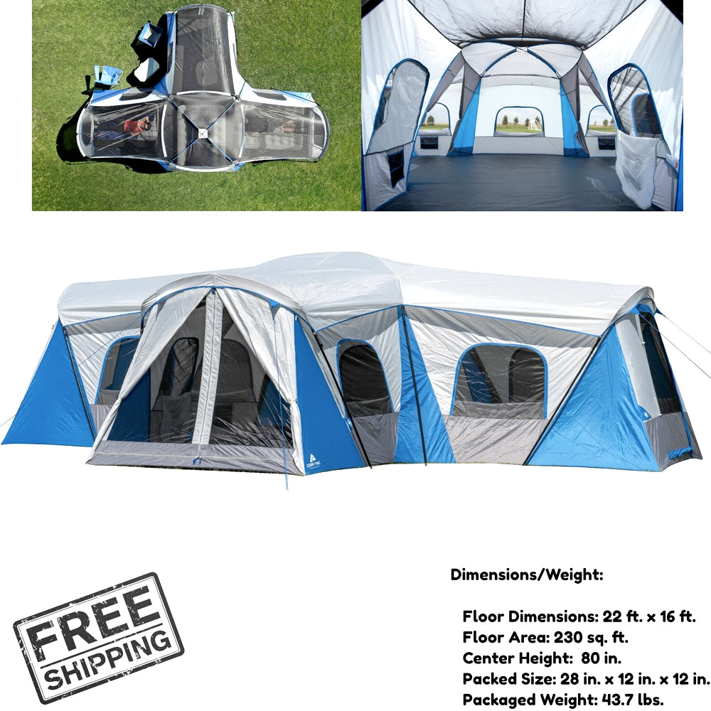 Cabin tent at a campsite