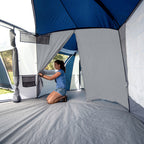 Cabin tent windows and mesh roof