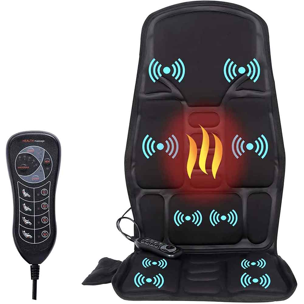 Heated massage chair pad size and fit dimensions
