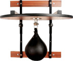 Speed bag platform mounted on wall brackets