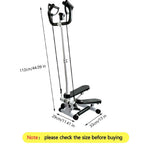 White stepper dimensions: 44 inches tall on an 11.4 x 13 inch base