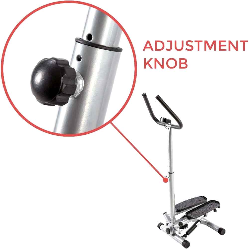 Adjustment knob for step height