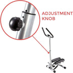 Adjustment knob for step height