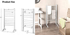 Towel warmer size chart