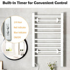 Built-in timer control with indicator light