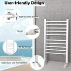 Wall-mount bracket, plug and anti-slip feet