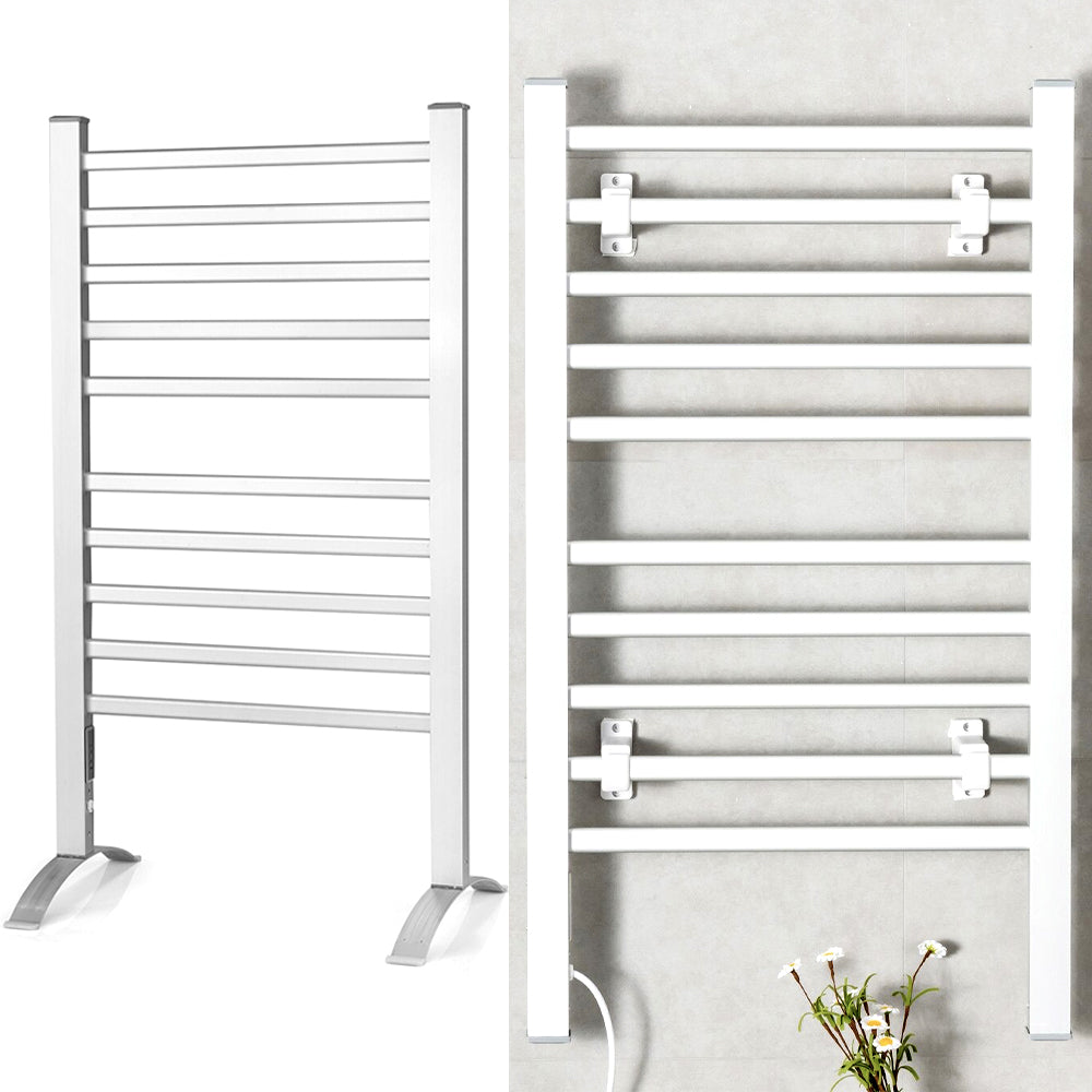 10-bar heated towel warmer