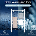 Towel warmer keeping towels warm and dry in humid and cold weather