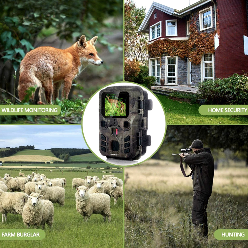 Trail camera for wildlife watching, garden visitors and outdoor property