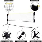 Net frame details: mesh, feet and connectors