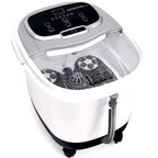Heated foot spa bath massager in grey