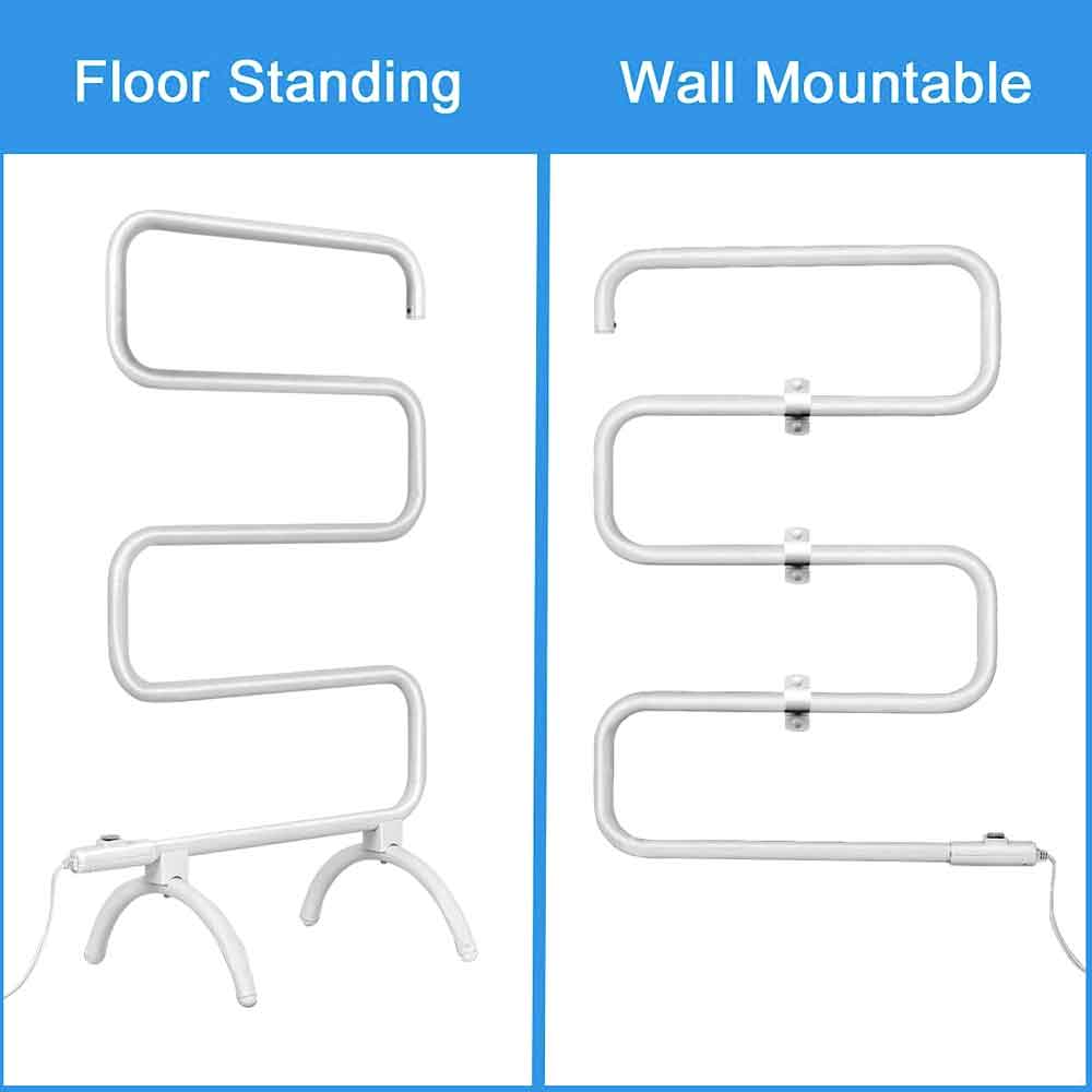 Towel warmer used freestanding or mounted on the wall