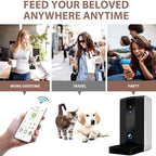 Feeding pets from the app while at work, travelling or out